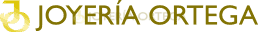 Logo dorado de Joyería Ortega