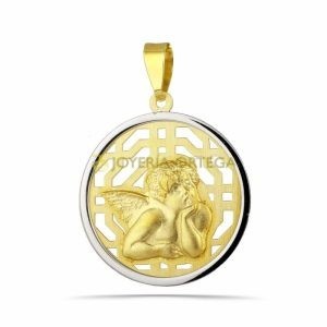 Colgante angel de la guarda en oro de 18k. Ref. 040515718 F/L 91339