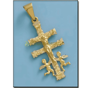 Cruz Caravaca oro 18k 91.0