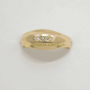Anillo de oro con diamantes, Joyería Ortega
