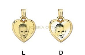 COLGANTE CORAZÓN EN ORO, ref-20
