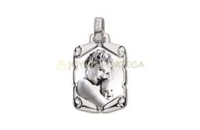 COLGANTE PERGAMINO/PAPIRO EN PLATA 925