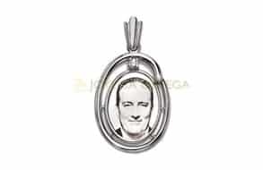 COLGANTE OVALADO DE PLATA 925
