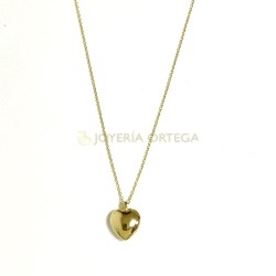 GARGANTILLA ORO AMARILLO CORAZON OMCL 00376 FP