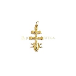 CRUZ DE CARAVACA EN ORO 9K OMCR- FP 00250