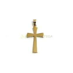 CRUZ LISA EN ORO DE 9K OMCR-FP 00297